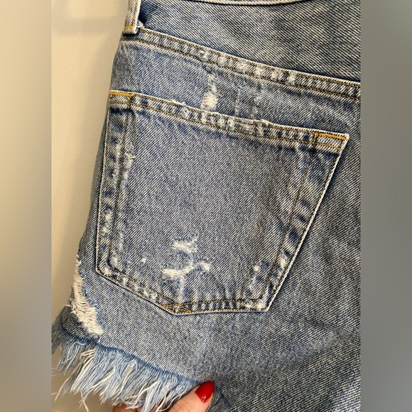 AGOLDE Parker High Wasited Jean Shorts - Picture 6 of 15